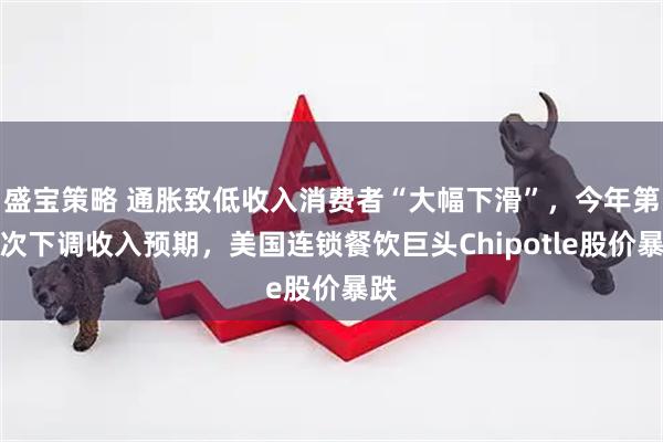 盛宝策略 通胀致低收入消费者“大幅下滑”，今年第三次下调收入预期，美国连锁餐饮巨头Chipotle股价暴跌