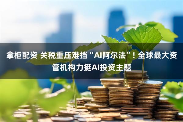 拿柜配资 关税重压难挡“AI阿尔法”! 全球最大资管机构力挺AI投资主题
