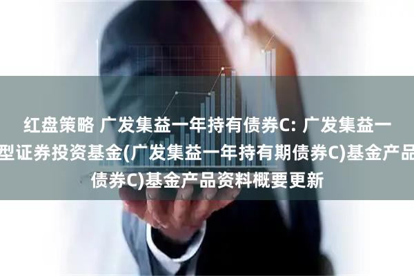 红盘策略 广发集益一年持有债券C: 广发集益一年持有期债券型证券投资基金(广发集益一年持有期债券C)基金产品资料概要更新